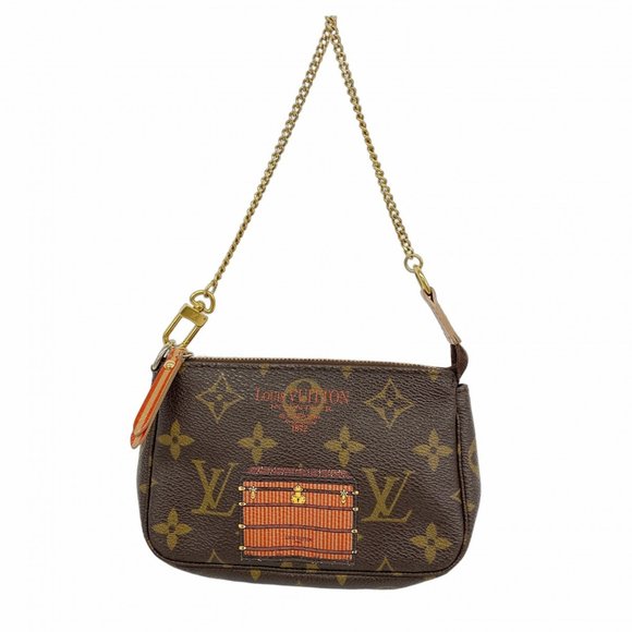 LOUIS VUITTON Brown Monogram Pouch - Picture 1 of 10
